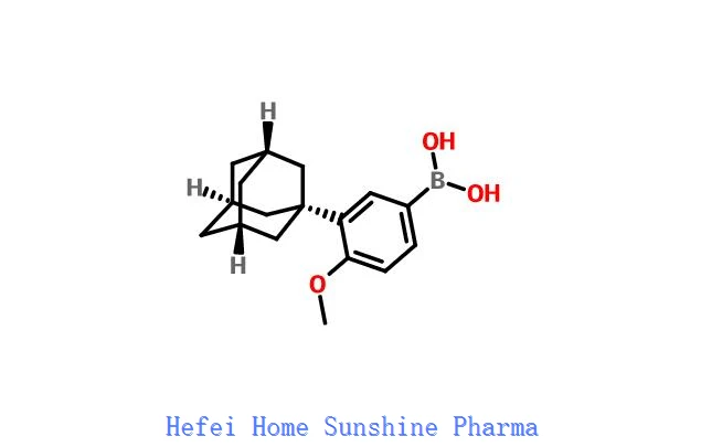 3- (Adamantan-1-ýl) -4-metoxýbensenbórónsýra CAS 459423-32-6