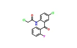 2-klór-N- [4-klór-2- (2-flúorbensóýl) fenýl] asetamíð CAS 2836-40-0