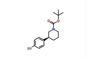 Tert-bútýl (S)-3-(4-brómófenýl)píperidín-1-karboxýlat CAS 1476776-55-2