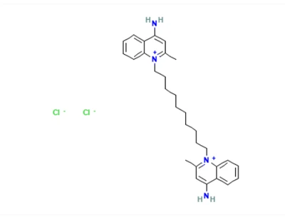 Dequalinium klóríð CAS 522-51-0